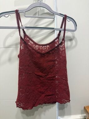 Hanky Panky Burgundy Lace Camisole